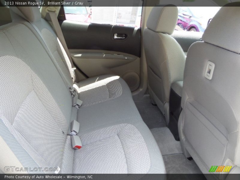 Brilliant Silver / Gray 2013 Nissan Rogue SV
