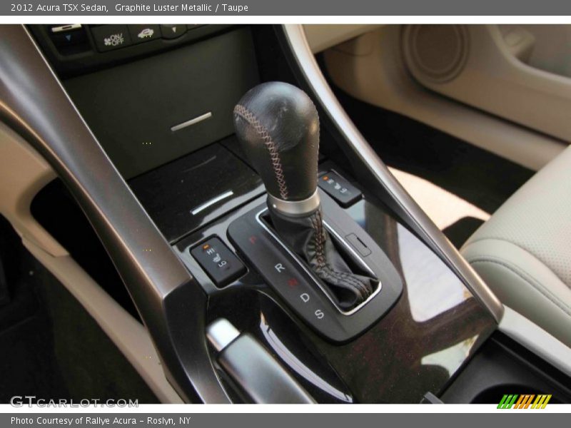 Graphite Luster Metallic / Taupe 2012 Acura TSX Sedan