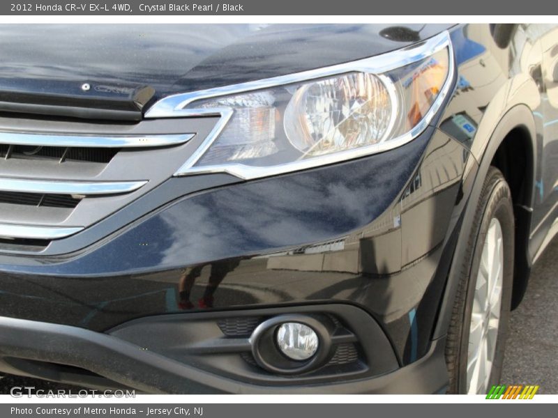 Crystal Black Pearl / Black 2012 Honda CR-V EX-L 4WD