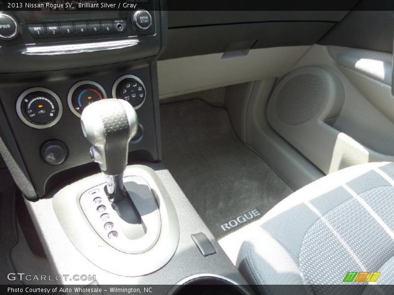 Brilliant Silver / Gray 2013 Nissan Rogue SV