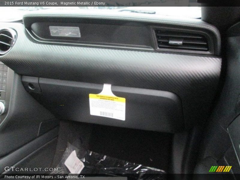 Magnetic Metallic / Ebony 2015 Ford Mustang V6 Coupe