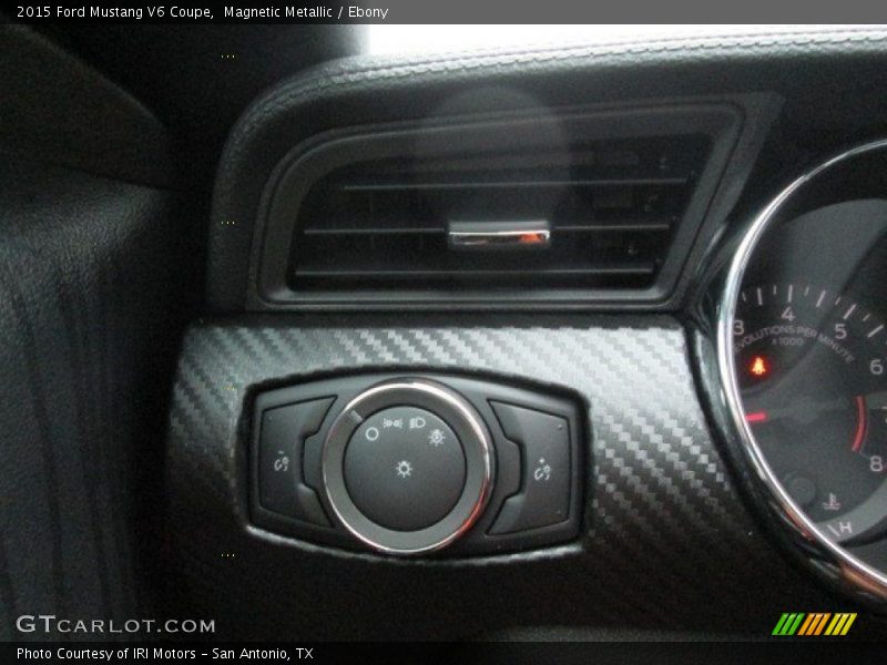 Magnetic Metallic / Ebony 2015 Ford Mustang V6 Coupe