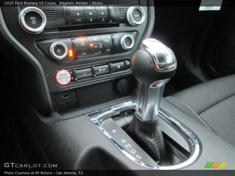Magnetic Metallic / Ebony 2015 Ford Mustang V6 Coupe
