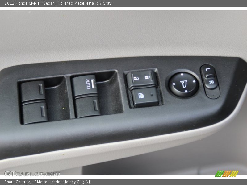 Polished Metal Metallic / Gray 2012 Honda Civic HF Sedan