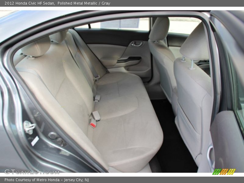 Polished Metal Metallic / Gray 2012 Honda Civic HF Sedan