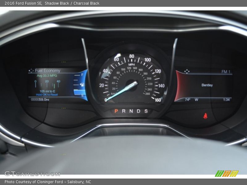 Shadow Black / Charcoal Black 2016 Ford Fusion SE