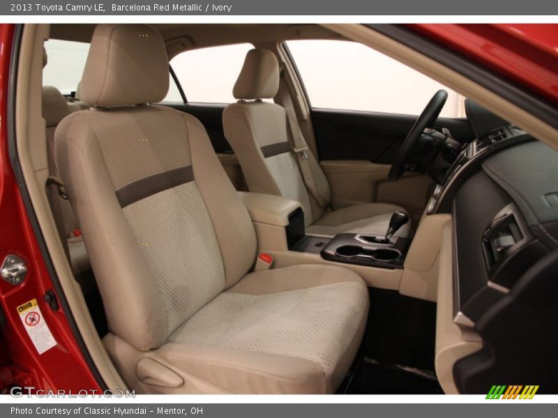 Barcelona Red Metallic / Ivory 2013 Toyota Camry LE