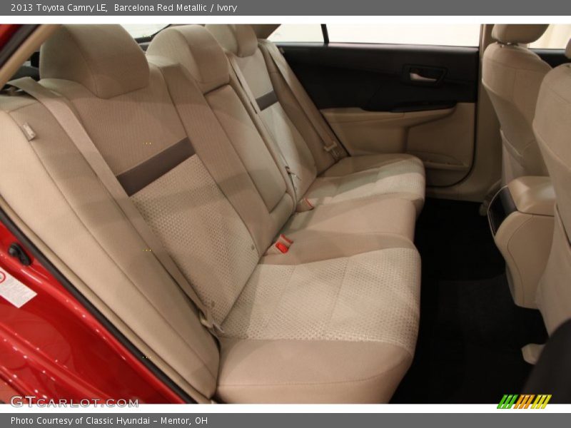 Barcelona Red Metallic / Ivory 2013 Toyota Camry LE