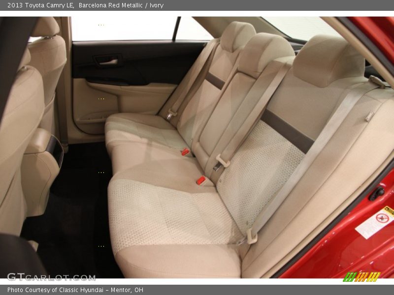Barcelona Red Metallic / Ivory 2013 Toyota Camry LE