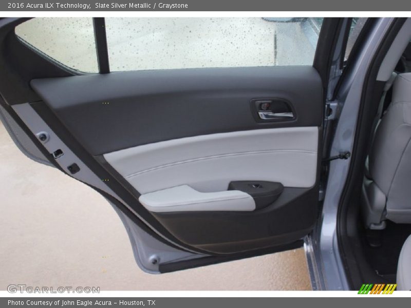 Slate Silver Metallic / Graystone 2016 Acura ILX Technology