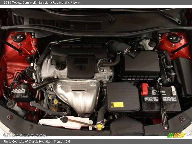 Barcelona Red Metallic / Ivory 2013 Toyota Camry LE