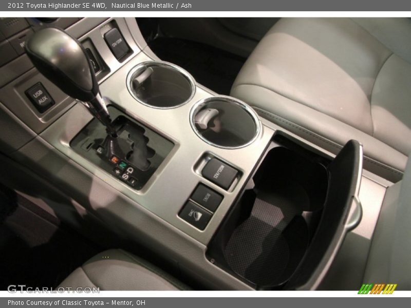 Nautical Blue Metallic / Ash 2012 Toyota Highlander SE 4WD