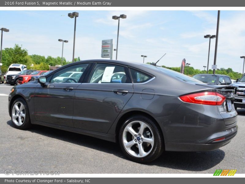 Magnetic Metallic / Medium Earth Gray 2016 Ford Fusion S