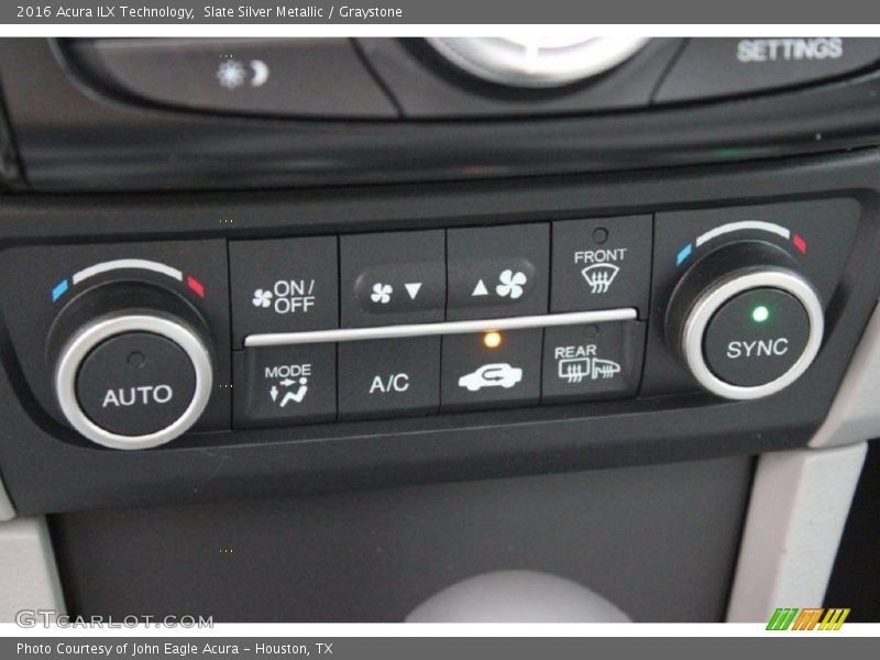 Slate Silver Metallic / Graystone 2016 Acura ILX Technology