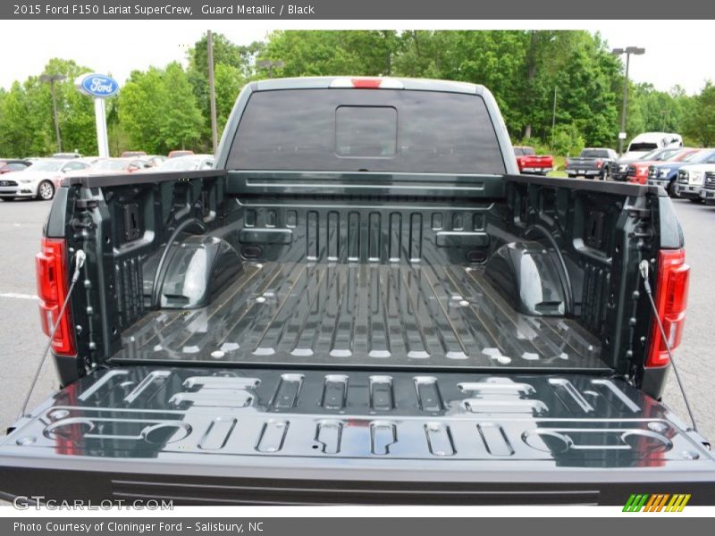 Guard Metallic / Black 2015 Ford F150 Lariat SuperCrew