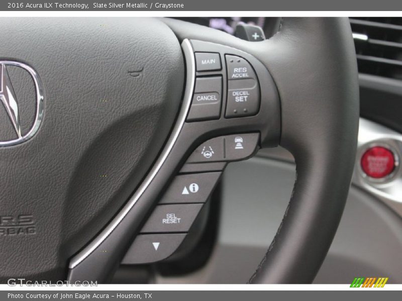 Slate Silver Metallic / Graystone 2016 Acura ILX Technology
