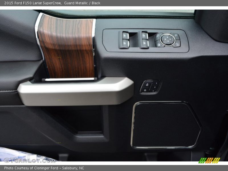 Guard Metallic / Black 2015 Ford F150 Lariat SuperCrew