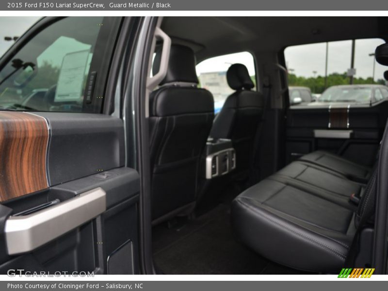 Guard Metallic / Black 2015 Ford F150 Lariat SuperCrew