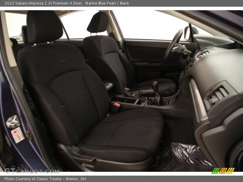 Marine Blue Pearl / Black 2013 Subaru Impreza 2.0i Premium 4 Door