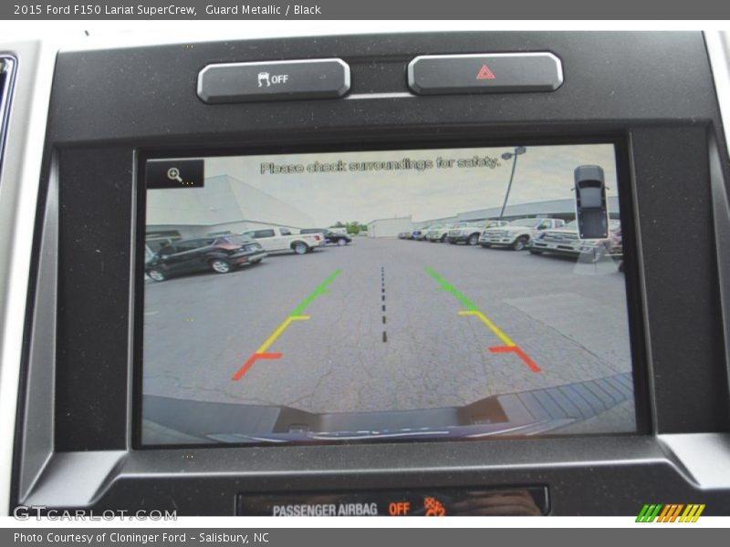 Guard Metallic / Black 2015 Ford F150 Lariat SuperCrew