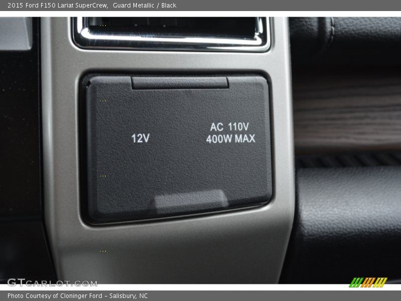 Guard Metallic / Black 2015 Ford F150 Lariat SuperCrew