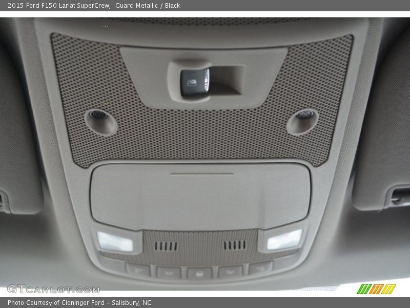 Guard Metallic / Black 2015 Ford F150 Lariat SuperCrew