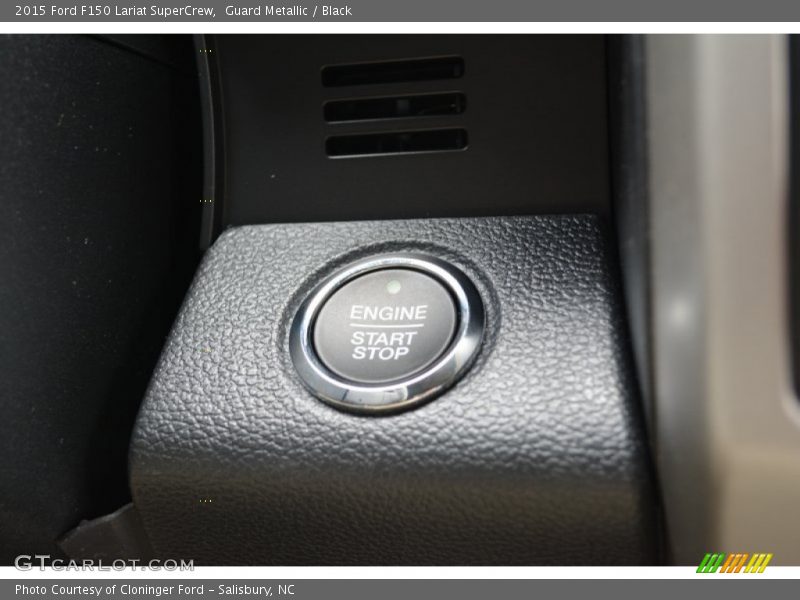Guard Metallic / Black 2015 Ford F150 Lariat SuperCrew