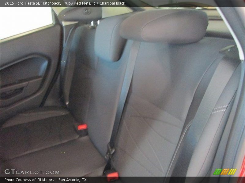 Ruby Red Metallic / Charcoal Black 2015 Ford Fiesta SE Hatchback