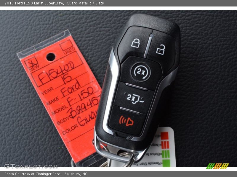 Guard Metallic / Black 2015 Ford F150 Lariat SuperCrew