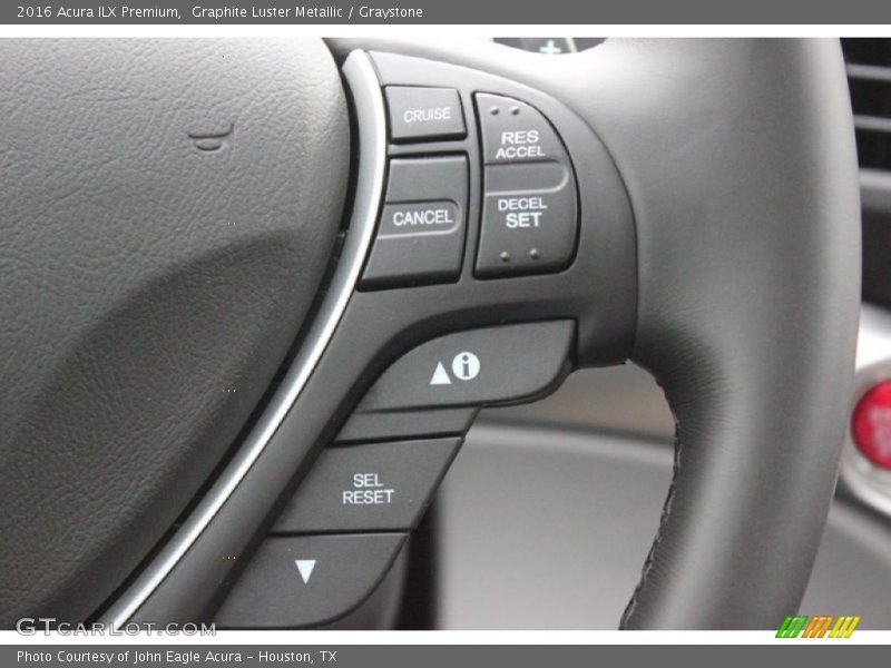 Graphite Luster Metallic / Graystone 2016 Acura ILX Premium