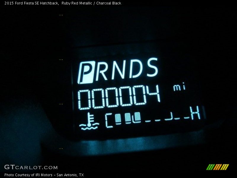 Ruby Red Metallic / Charcoal Black 2015 Ford Fiesta SE Hatchback