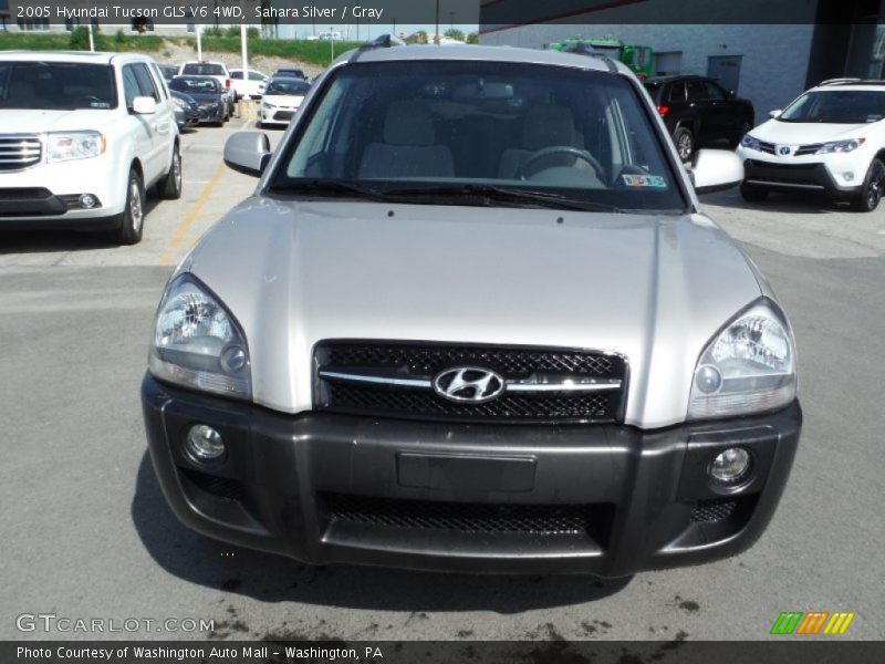 Sahara Silver / Gray 2005 Hyundai Tucson GLS V6 4WD