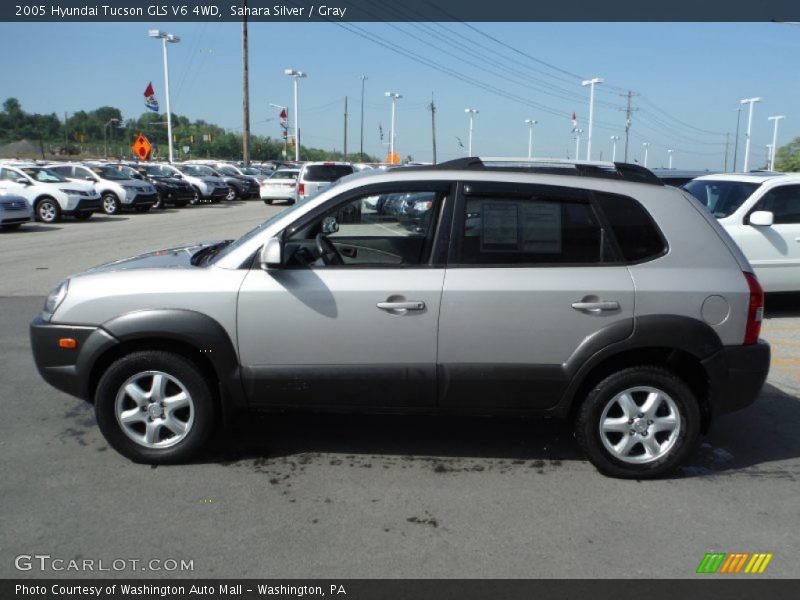 Sahara Silver / Gray 2005 Hyundai Tucson GLS V6 4WD