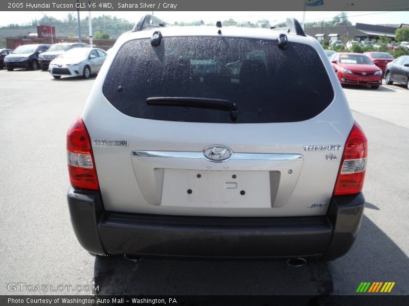 Sahara Silver / Gray 2005 Hyundai Tucson GLS V6 4WD