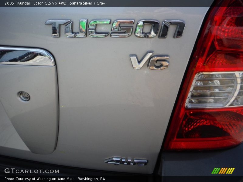 Sahara Silver / Gray 2005 Hyundai Tucson GLS V6 4WD