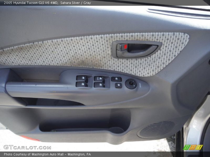 Sahara Silver / Gray 2005 Hyundai Tucson GLS V6 4WD