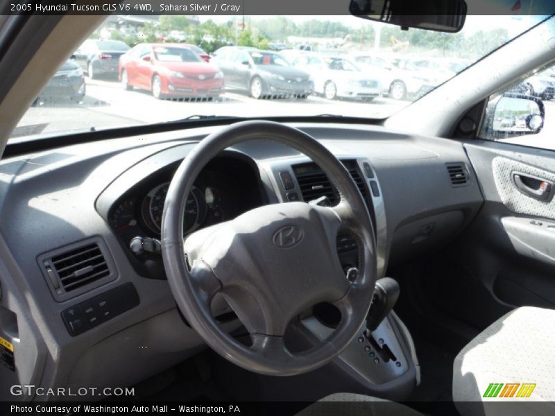 Sahara Silver / Gray 2005 Hyundai Tucson GLS V6 4WD