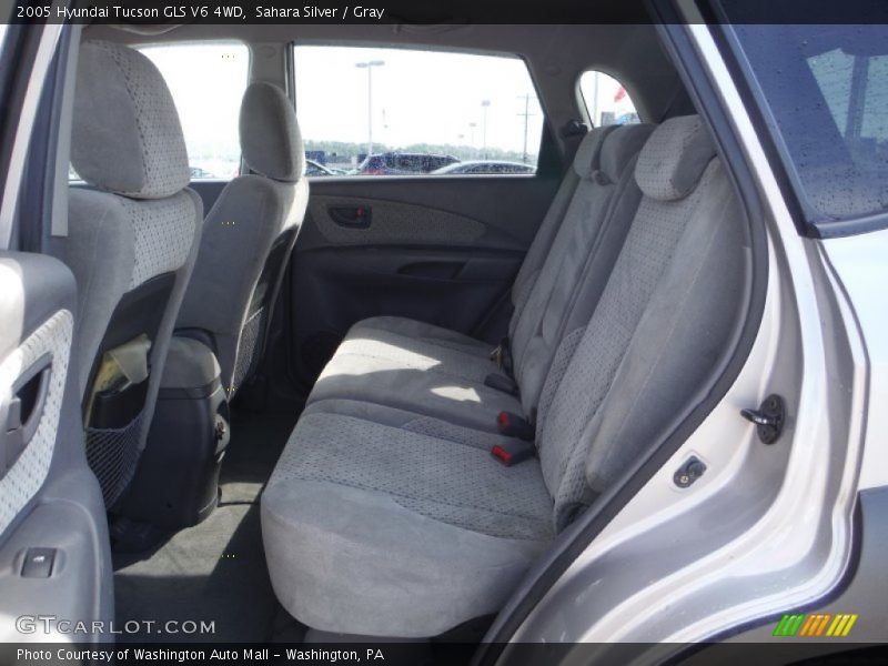 Sahara Silver / Gray 2005 Hyundai Tucson GLS V6 4WD