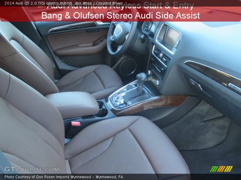 Ibis White / Chestnut Brown 2014 Audi Q5 2.0 TFSI quattro Hybrid