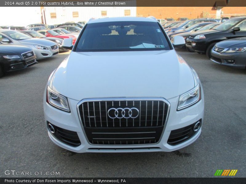 Ibis White / Chestnut Brown 2014 Audi Q5 2.0 TFSI quattro Hybrid