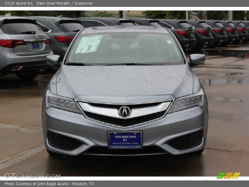 Slate Silver Metallic / Graystone 2016 Acura ILX