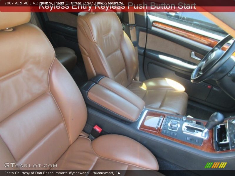 Night Blue Pearl Effect / Black/Amaretto 2007 Audi A8 L 4.2 quattro