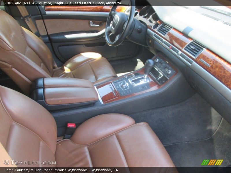 Night Blue Pearl Effect / Black/Amaretto 2007 Audi A8 L 4.2 quattro