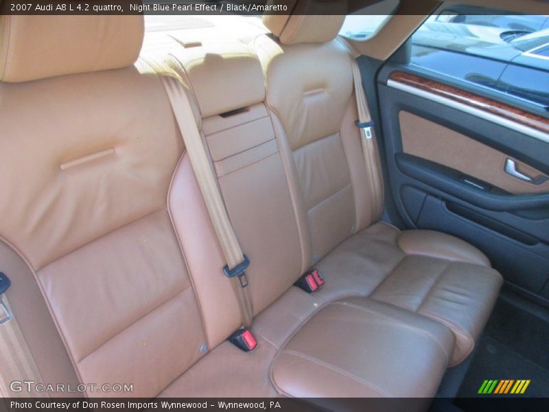 Night Blue Pearl Effect / Black/Amaretto 2007 Audi A8 L 4.2 quattro
