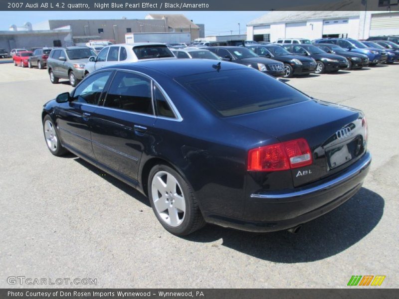 Night Blue Pearl Effect / Black/Amaretto 2007 Audi A8 L 4.2 quattro