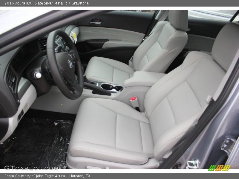 Slate Silver Metallic / Graystone 2016 Acura ILX