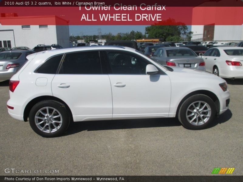 Ibis White / Cinnamon Brown 2010 Audi Q5 3.2 quattro