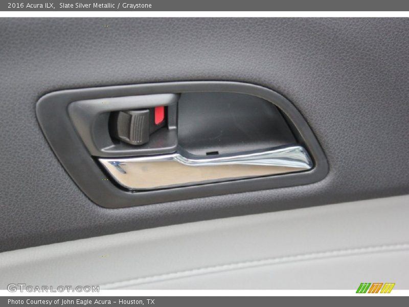Slate Silver Metallic / Graystone 2016 Acura ILX