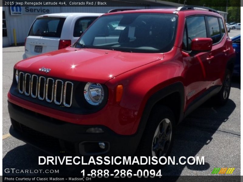 Colorado Red / Black 2015 Jeep Renegade Latitude 4x4