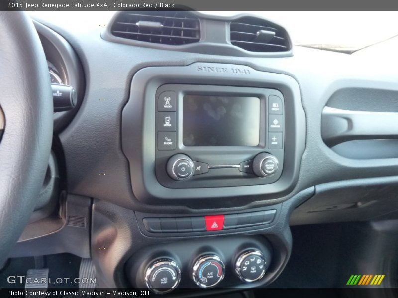 Controls of 2015 Renegade Latitude 4x4